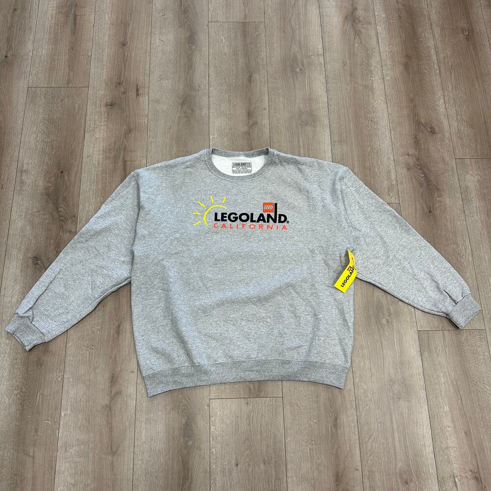 LEGOLAND California Logo crewneck sweater Gray size XXL 2XL B18